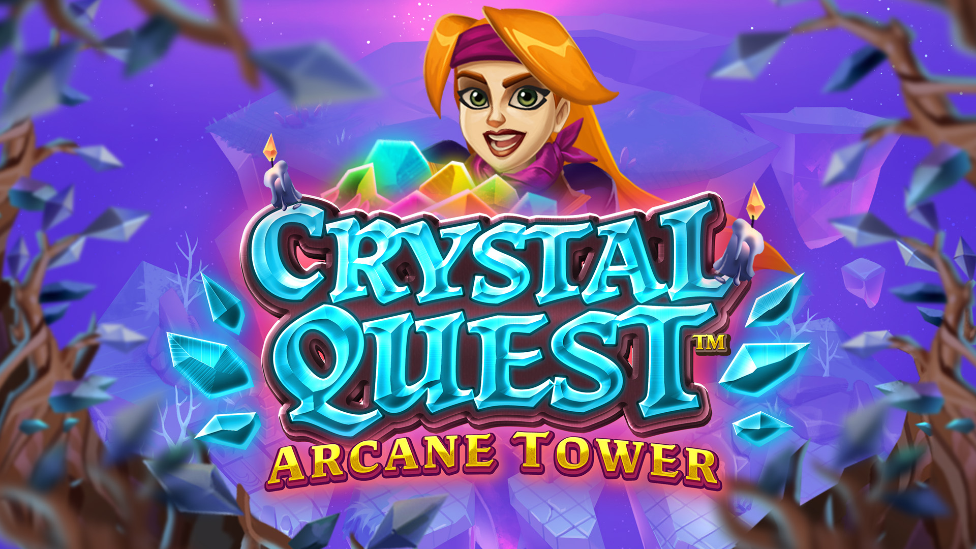 Cover image of the video slot Crystal Quest: Arcane Tower.