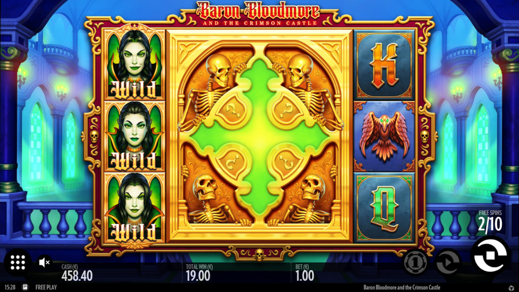 Baron Bloodmore bonus game screenshoot