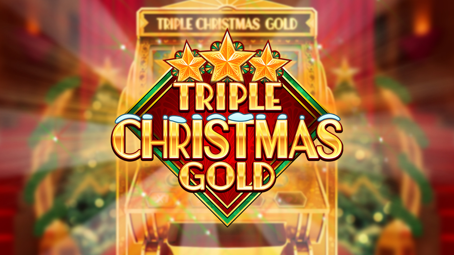 Cover image of the video slot Triple Christmas Gold