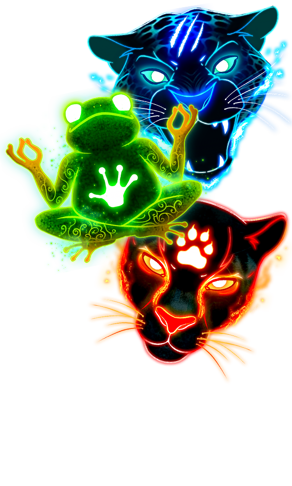 Symbols from the Pink Elephants Trinity