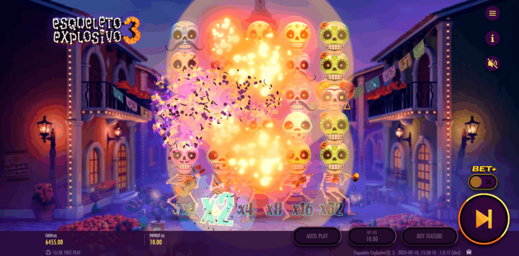 Esqueleto explosivo explosion base game