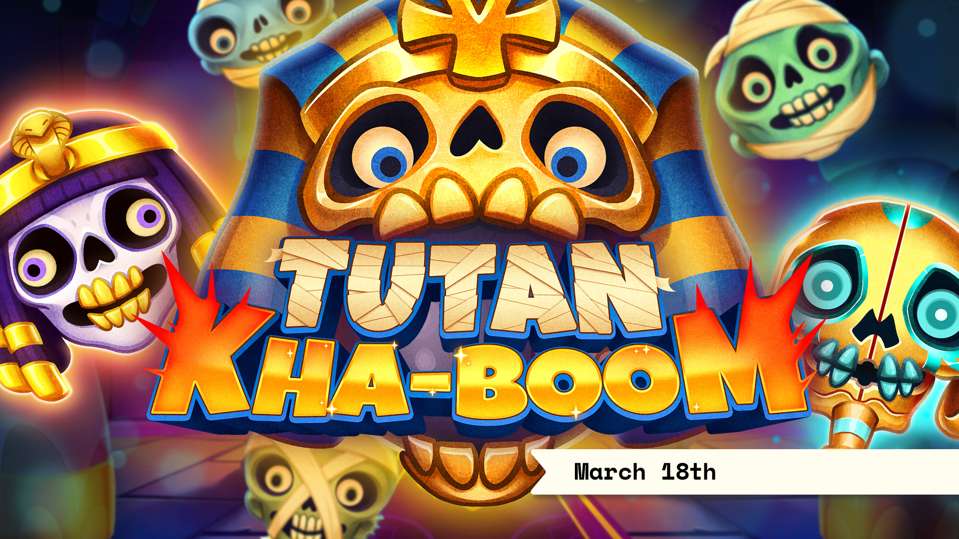 Cover image of the video slot Tutan Kha-boom.