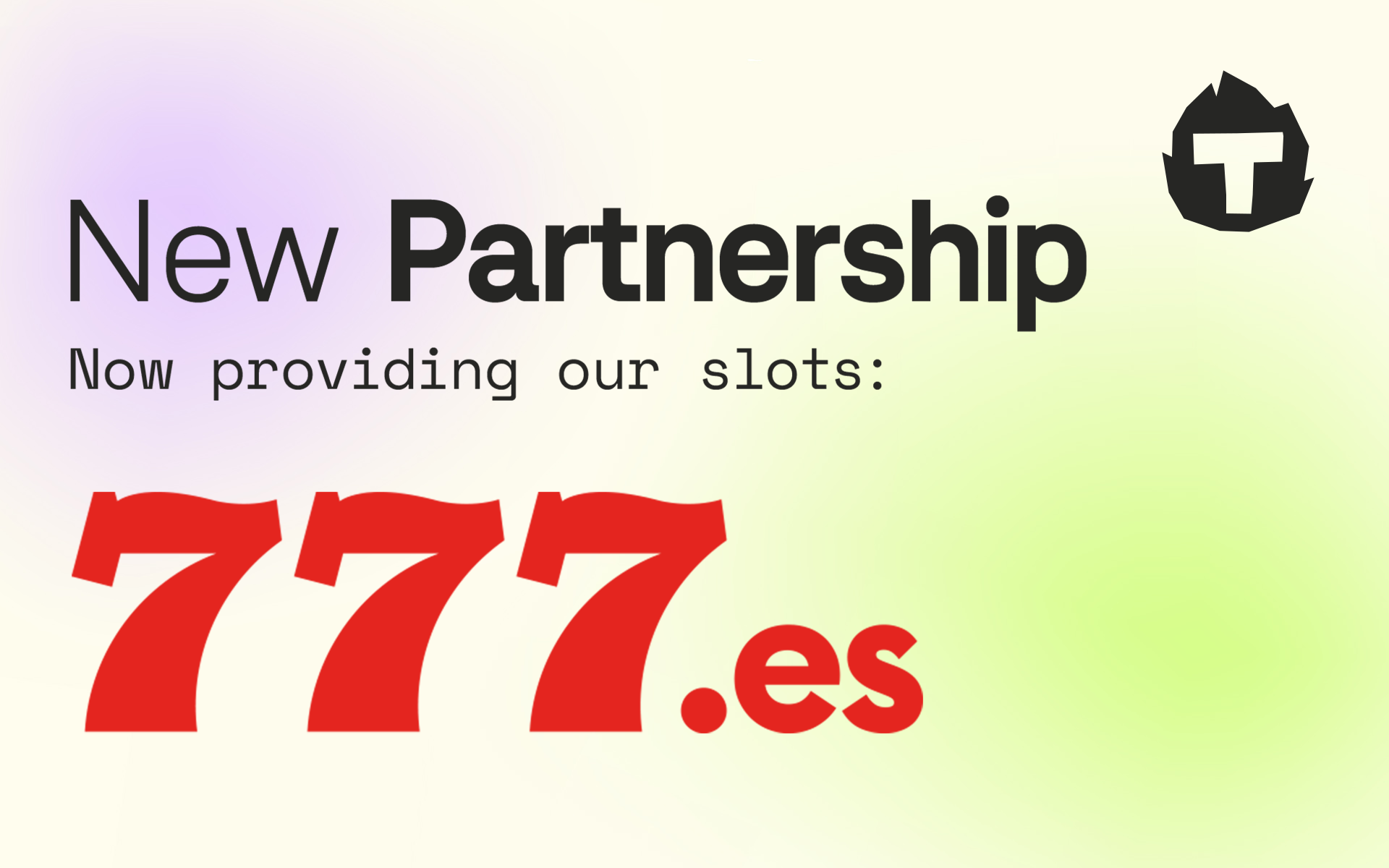 New partnership with casino777.es