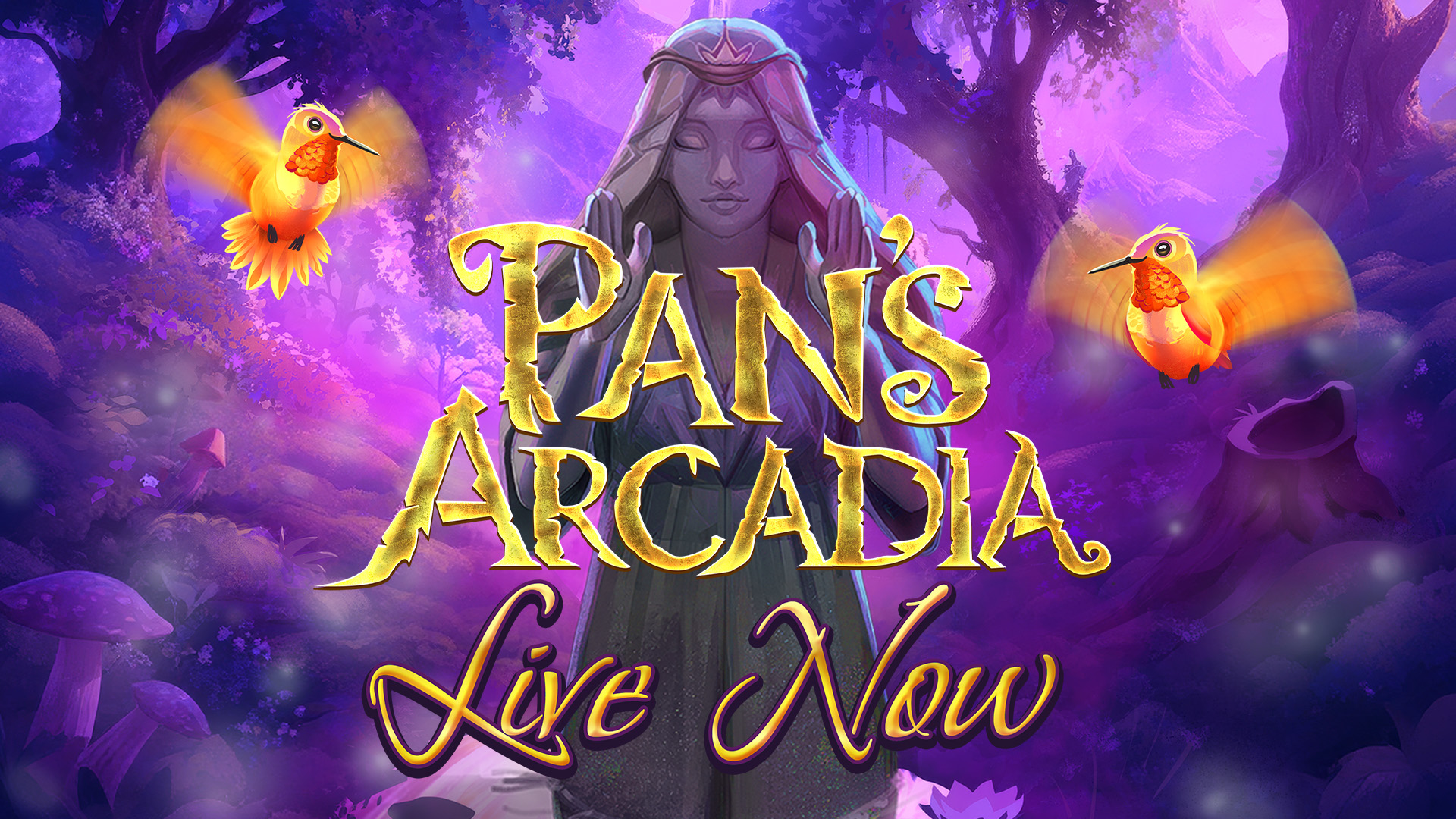 Main banner Pan's Arcadia Now Live