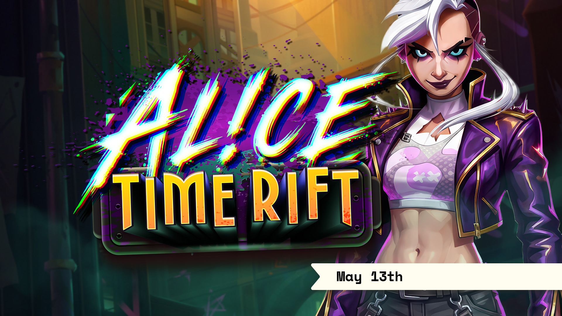 Cover image of the video slot Alice Time Rift.