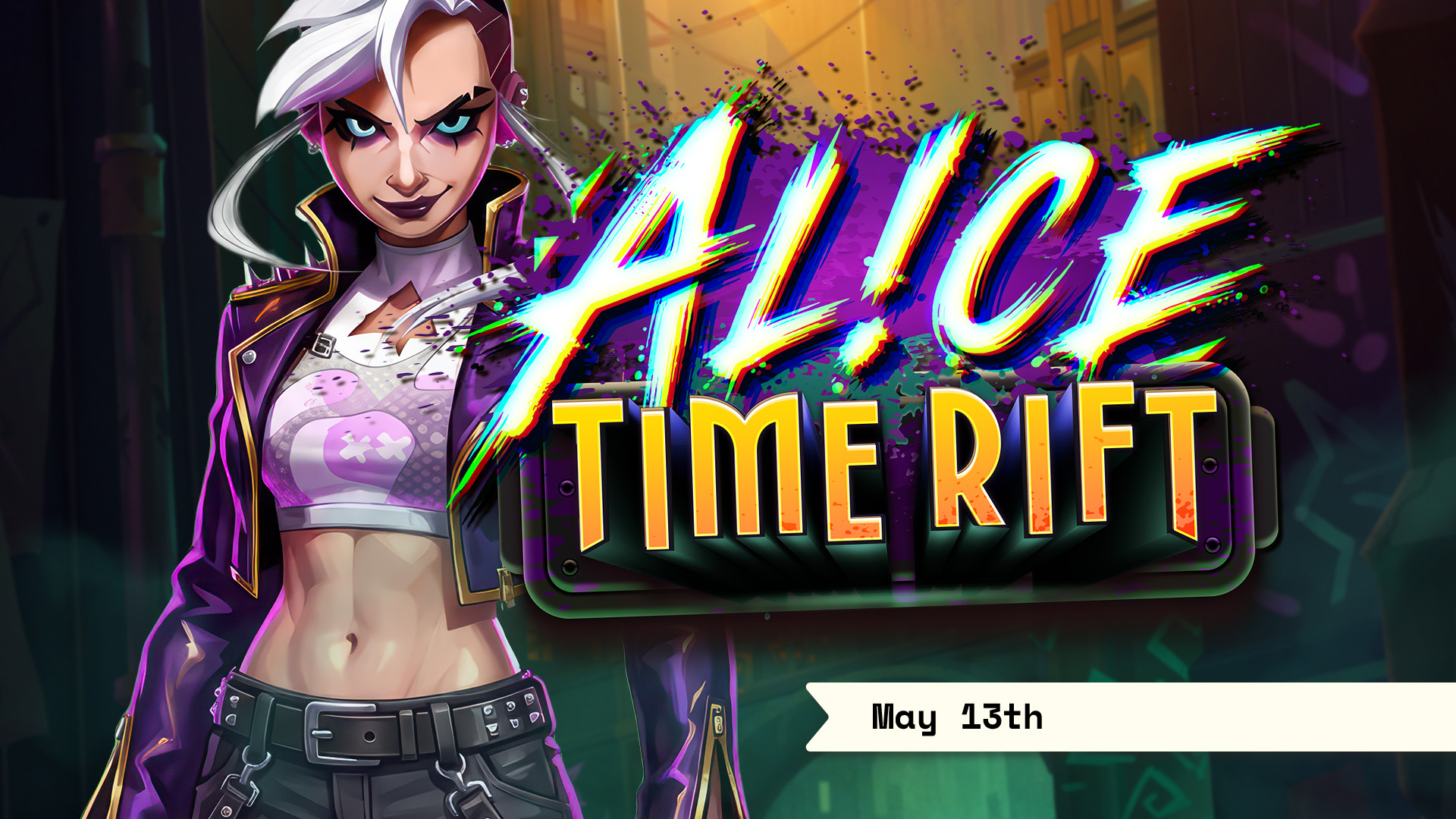 Cover image of the video slot Alice Time Rift.