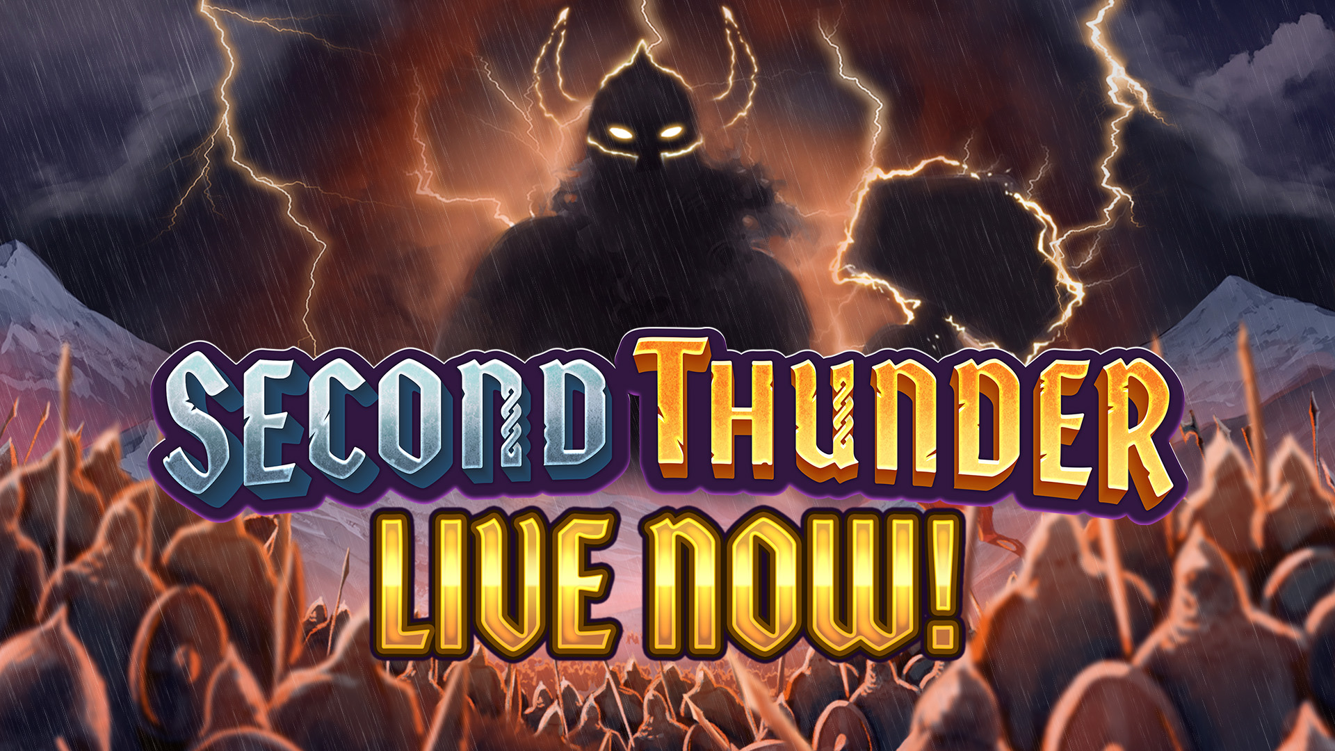 Second Thunder main banner Now live