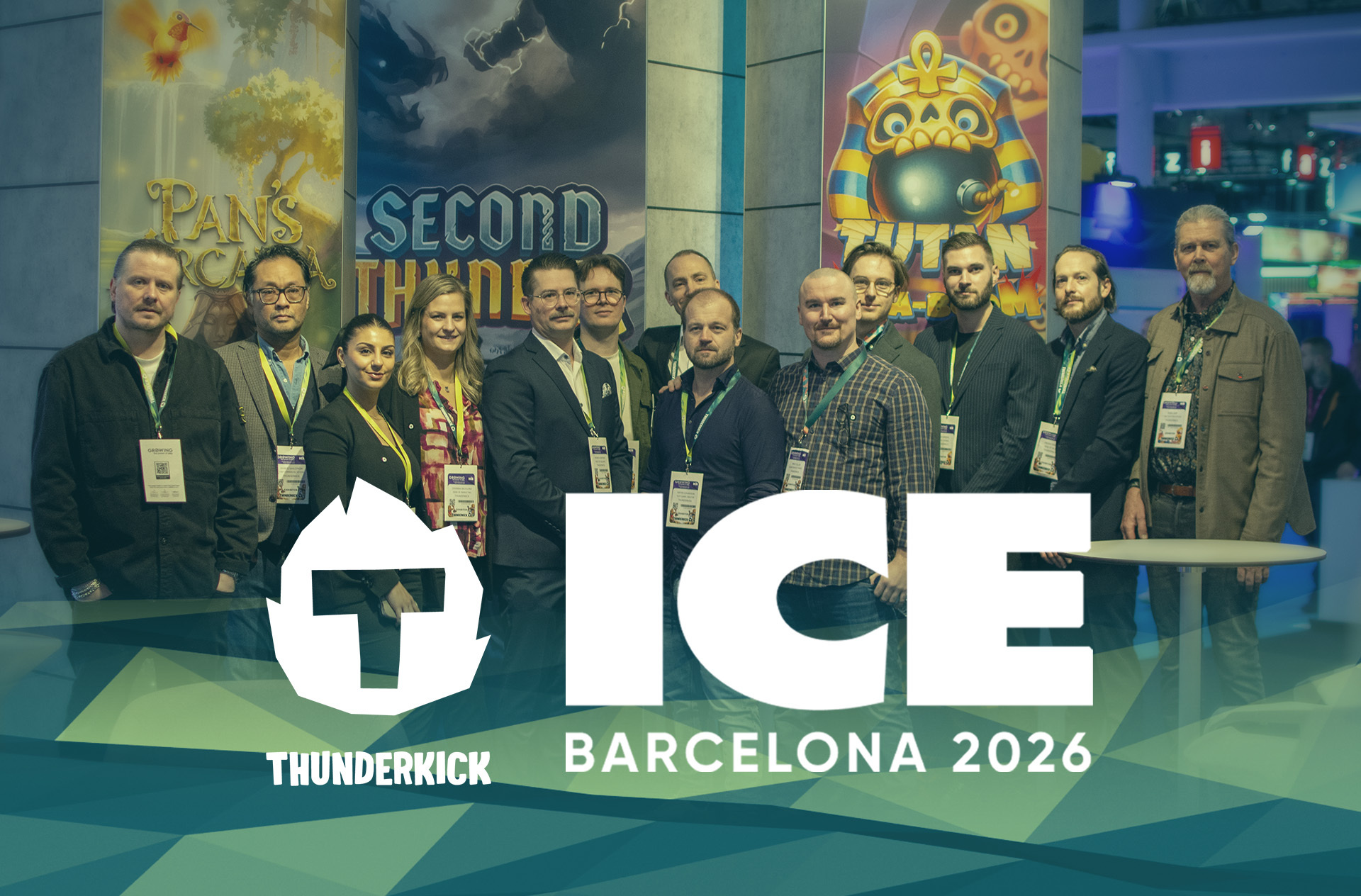 Thunderkick ICE 2026 Barcelona group picture