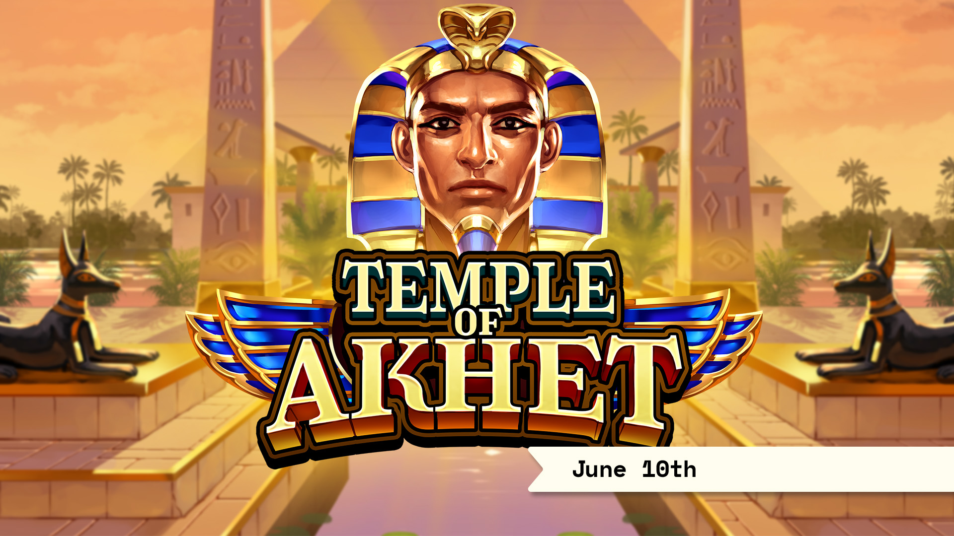 Cover image of the video slot Temple Of Akhet.