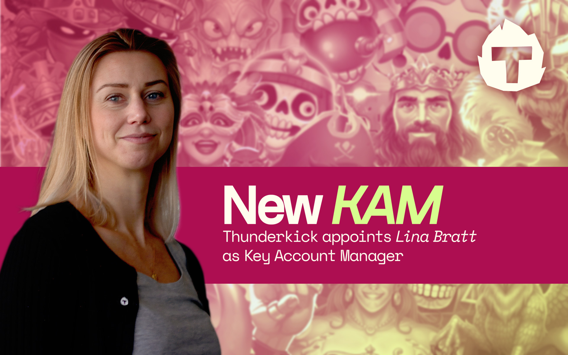 Banner for New Appointment, Lina Bratt as KAM