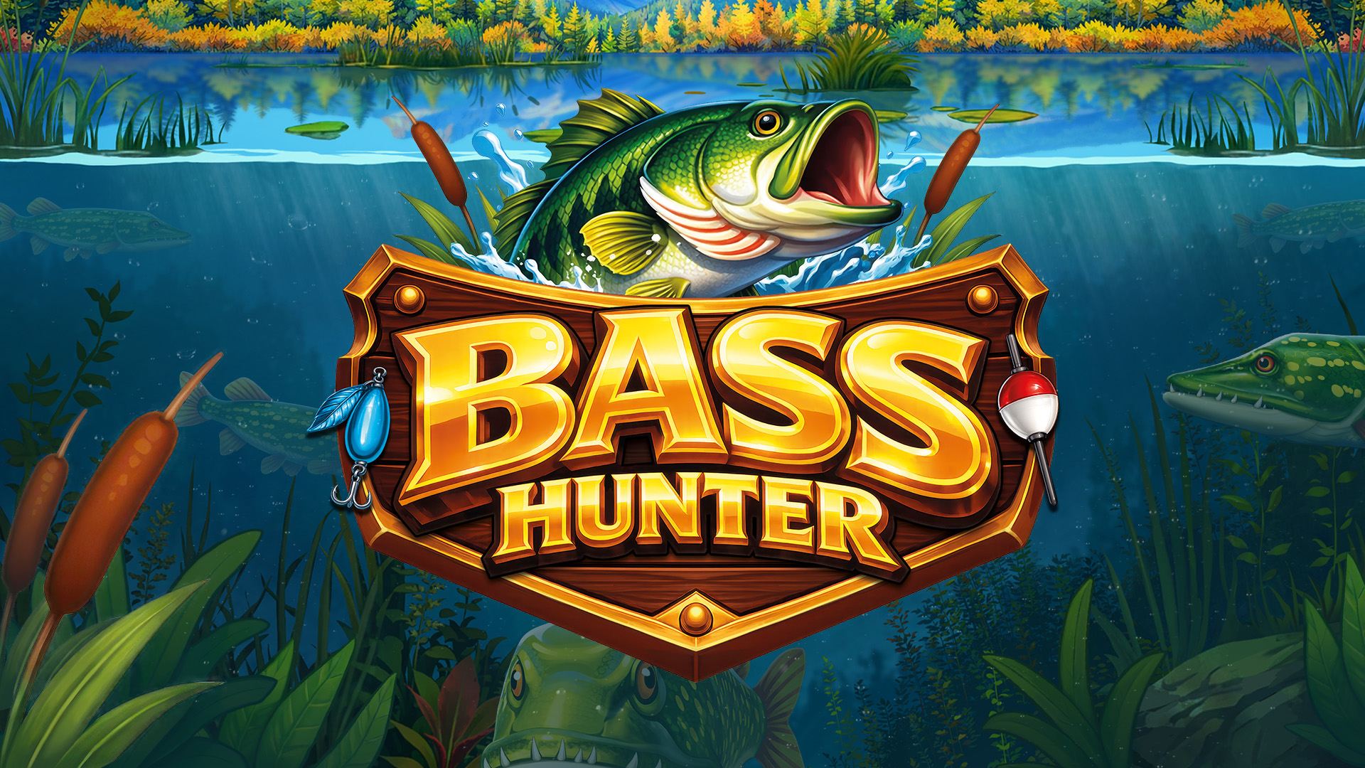 Cover image of the video slot Bass Hunter.