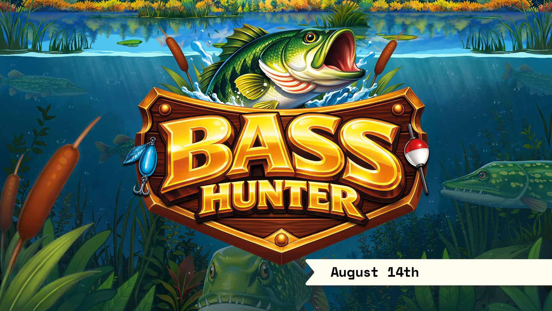 Cover image of the video slot Bass Hunter.
