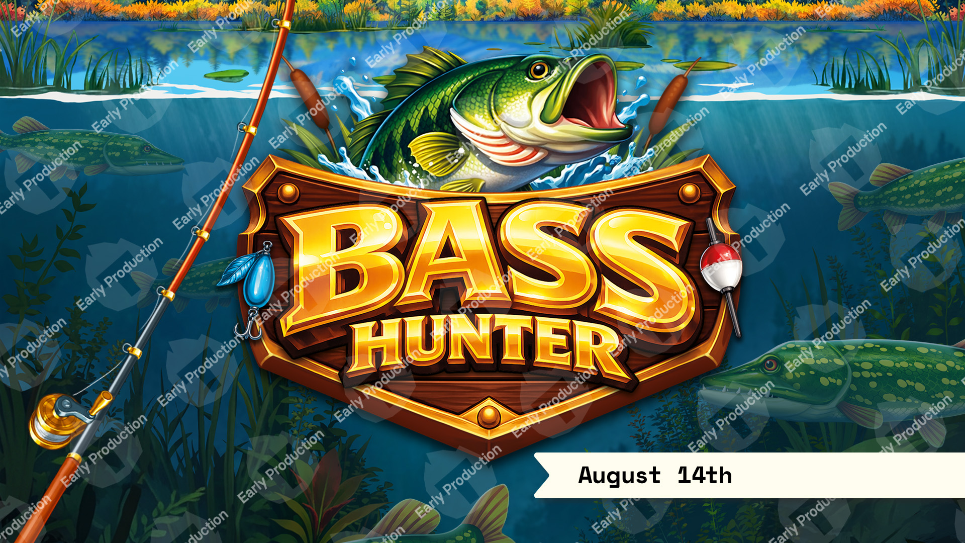 Cover image of the video slot Bass Hunter.