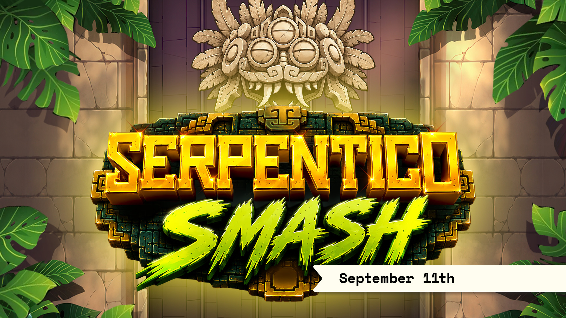 Cover image of the video slot Serpentico Smash.