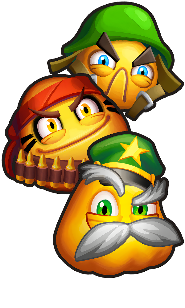 Cover image of the video slot Hot Potato Battleground.