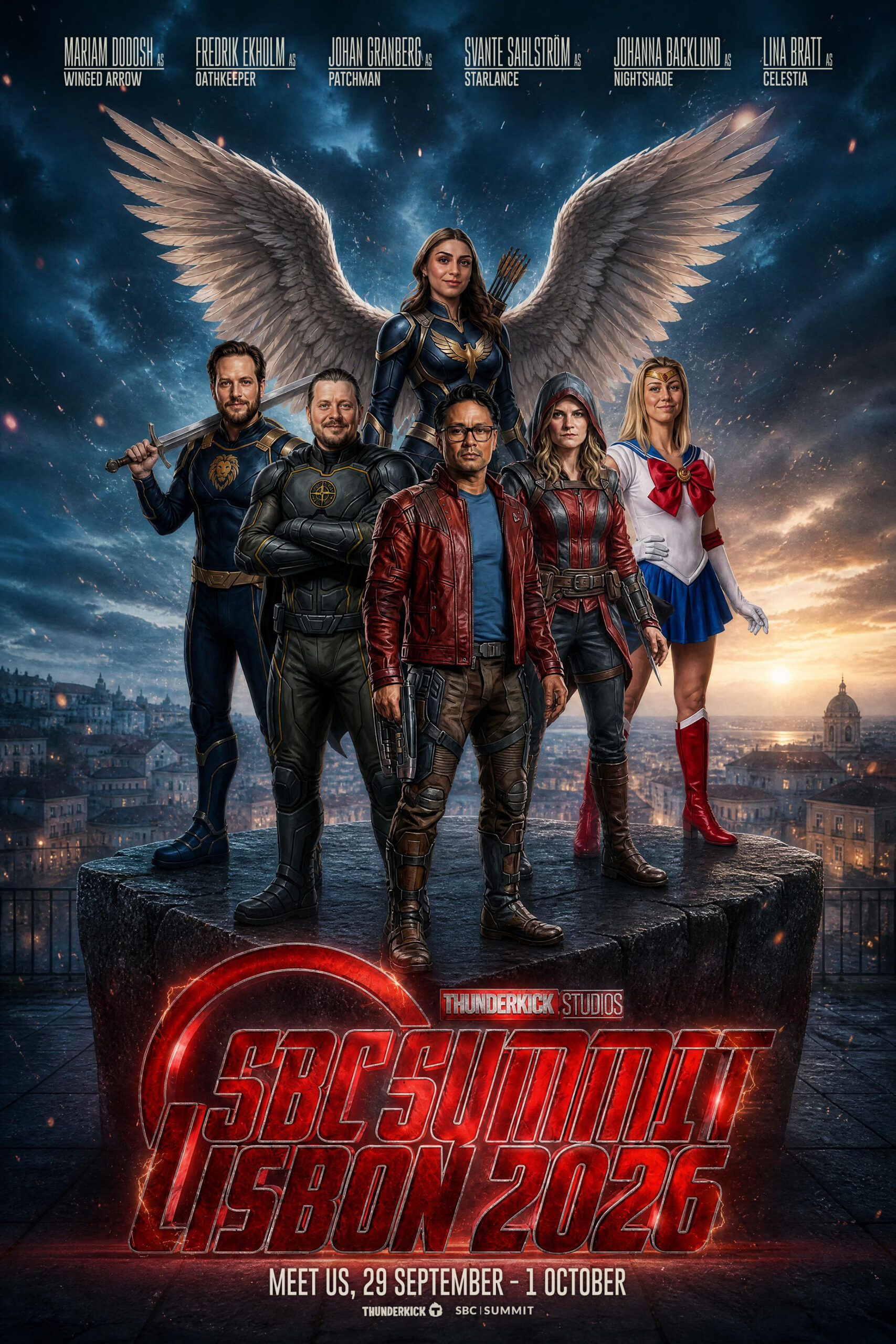 Thunderkick Superhero Poster